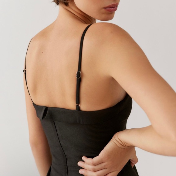Urban Outfitters UO Andee Black Corset Strappy Jumpsuit XS - Picture 5 of 5